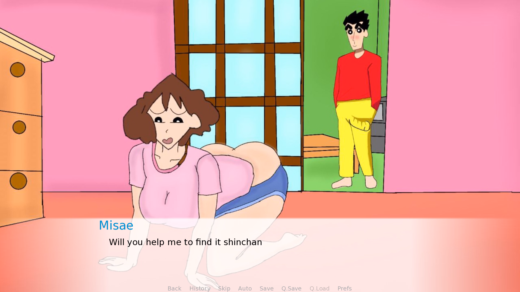 小新的成熟春梦（Shinchan A Mature Dream）v0.1 精翻汉化 游戏截图 5