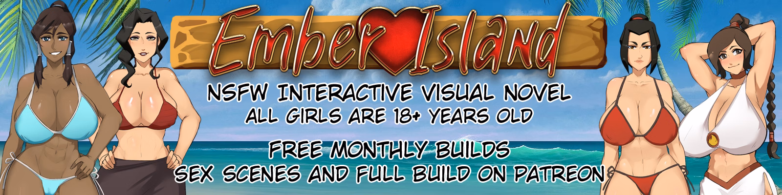 灰烬岛：性爱狂欢（Ember Island）v0.26 精翻汉化 游戏截图 1