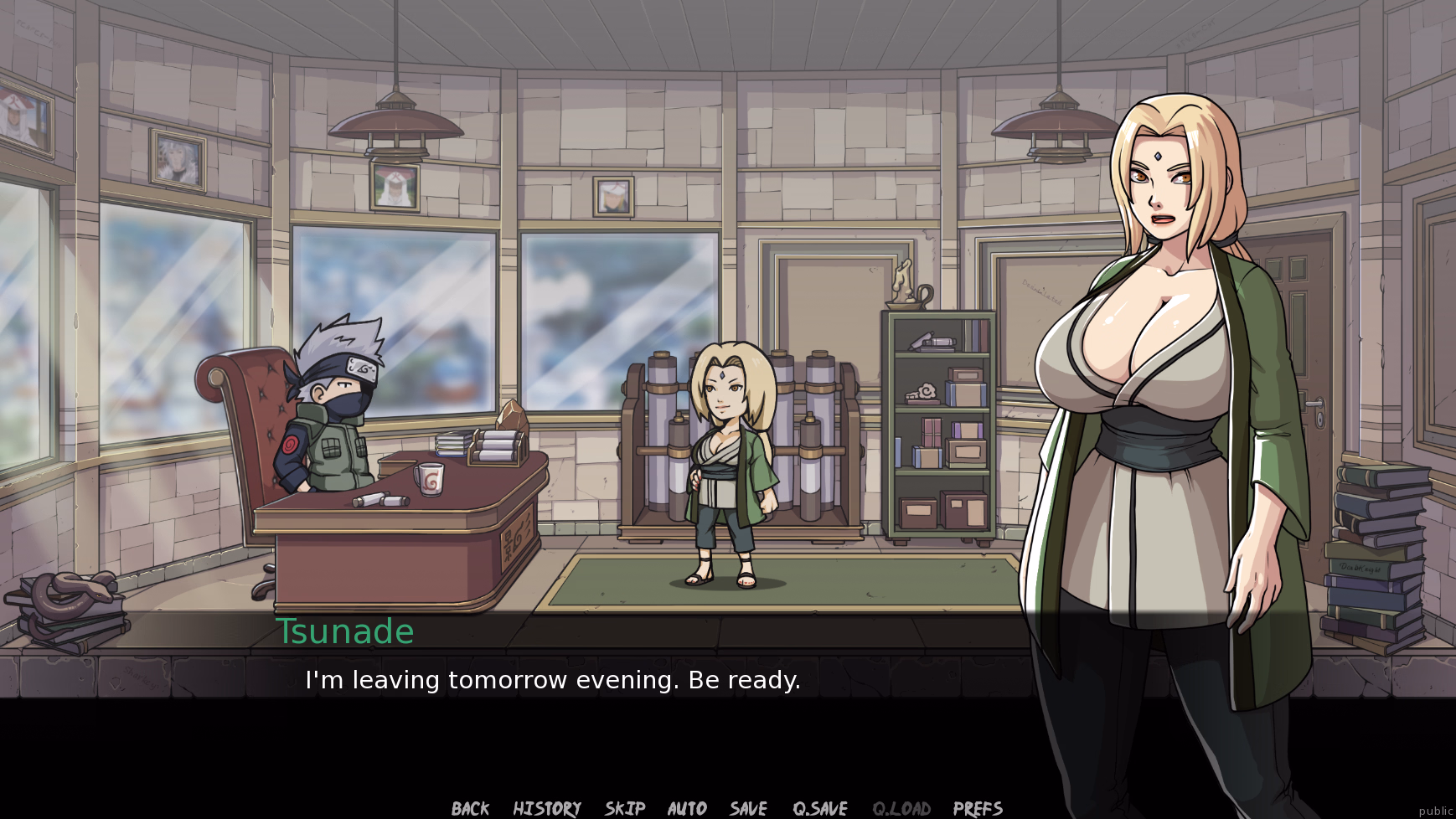 纲手的卷轴：大蛇丸的复仇与凌辱（Tsunade's Scroll）v0.2 部分汉化 游戏截图 3