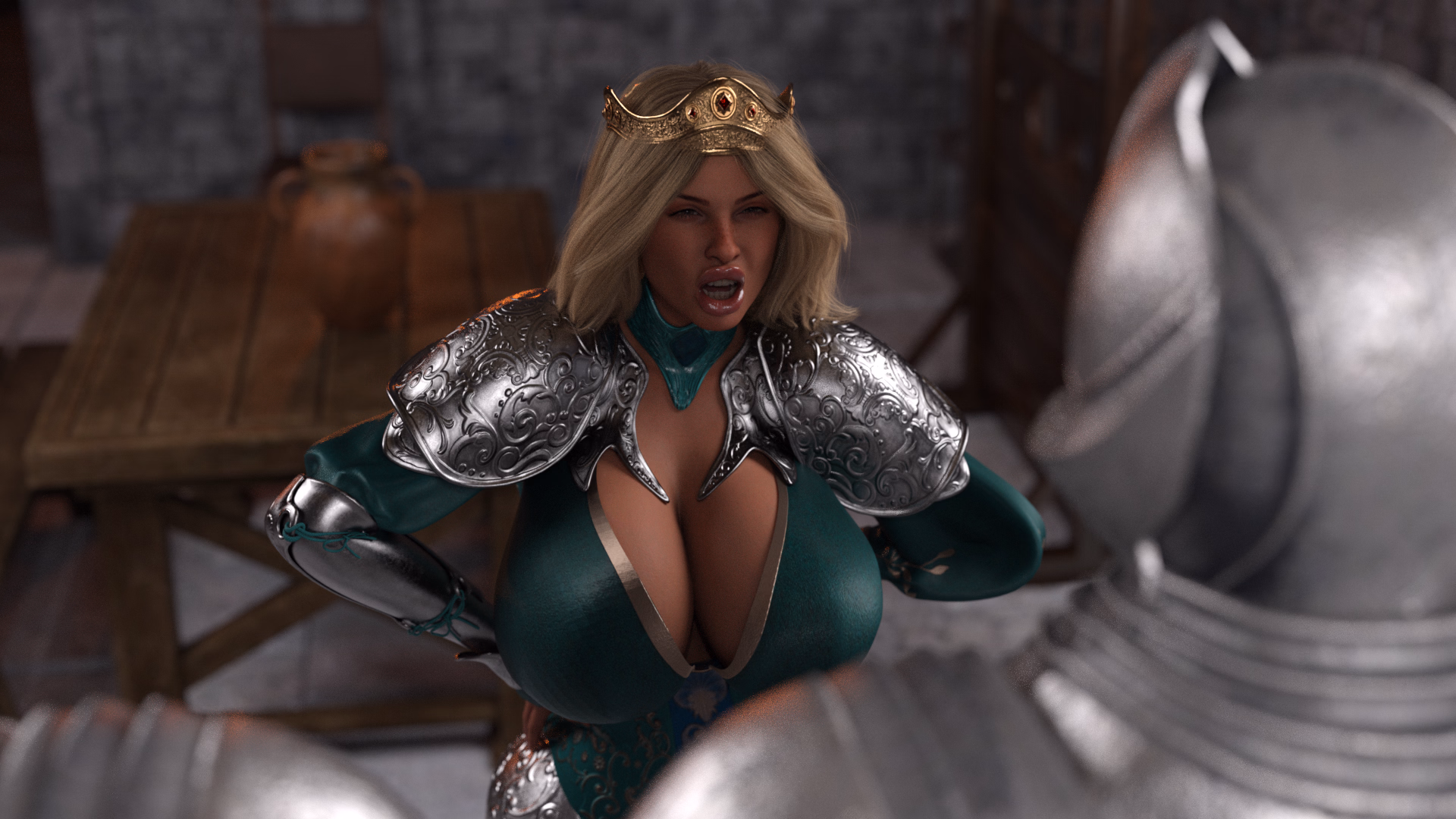 淫乱宫廷:哥布林侵犯暴虐女王(A Court of Chaos)v1.1.0 steam 精翻汉化 游戏截图 5