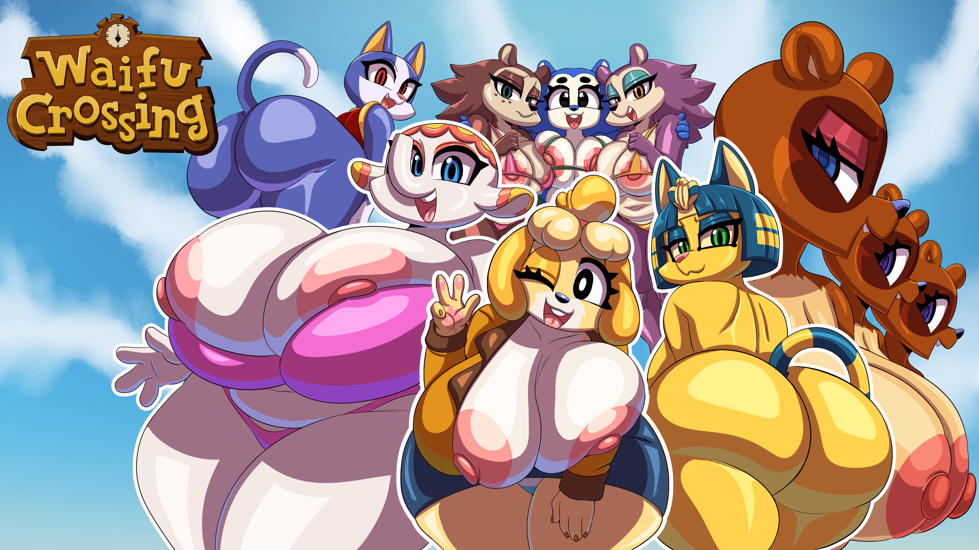 老婆森友会：兽娘列车发情（Waifu Crossing）v1.0 精翻汉化 游戏截图 1