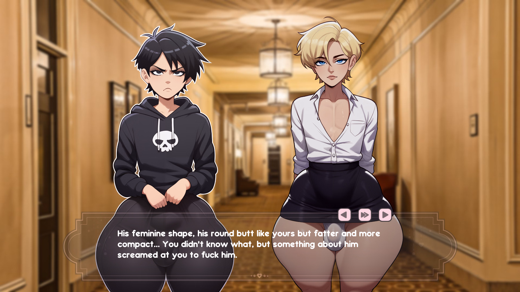 伪娘酒店：堕落客房（FEMBOY HOTEL）v0.7 精翻汉化 游戏截图 5
