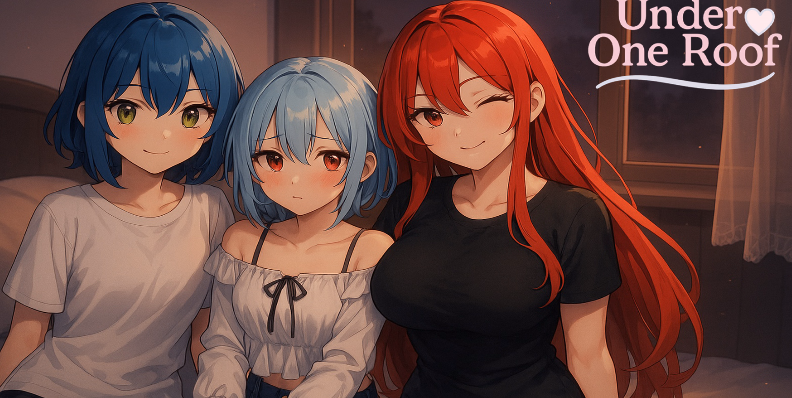同一屋檐下：与三位少女的同居日常（Under One Roof: Step by Step）v0.4 demo 精翻汉化 游戏截图 1