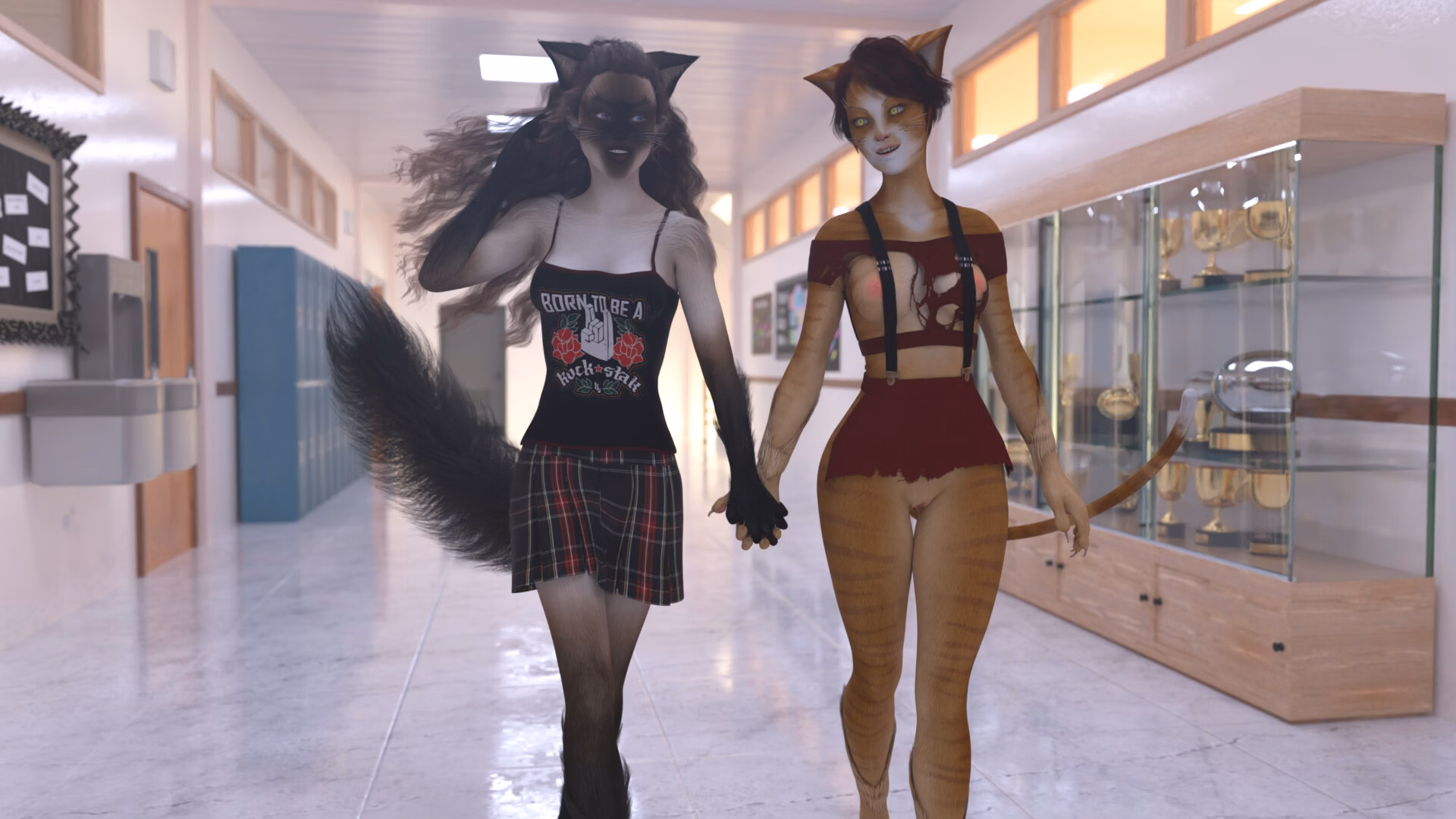 兽人大学:猫娘的校园调情(Furry College)v1.0.0 精翻汉化 游戏截图 2