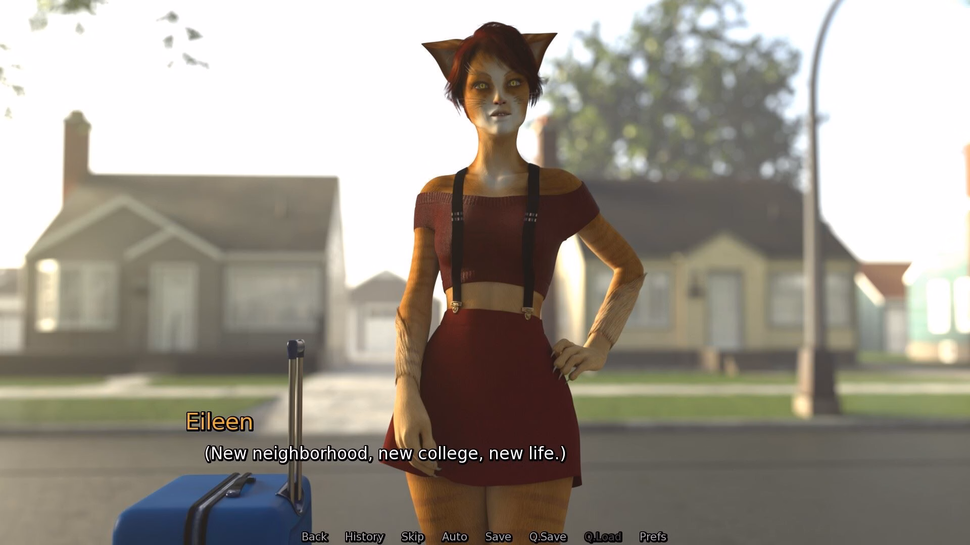 兽人大学:猫娘的校园调情(Furry College)v1.0.0 精翻汉化 游戏截图 5