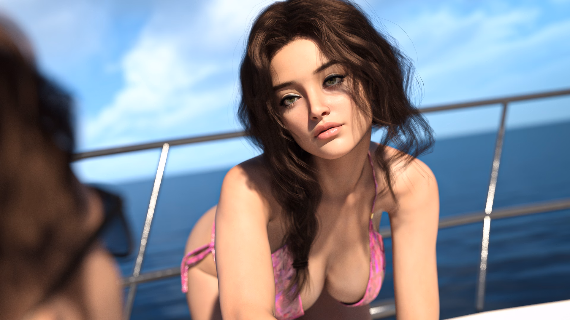 欲浪沙滩：与比基尼美女的同居（The Beach House）v0.1.5 精翻汉化 游戏截图 7
