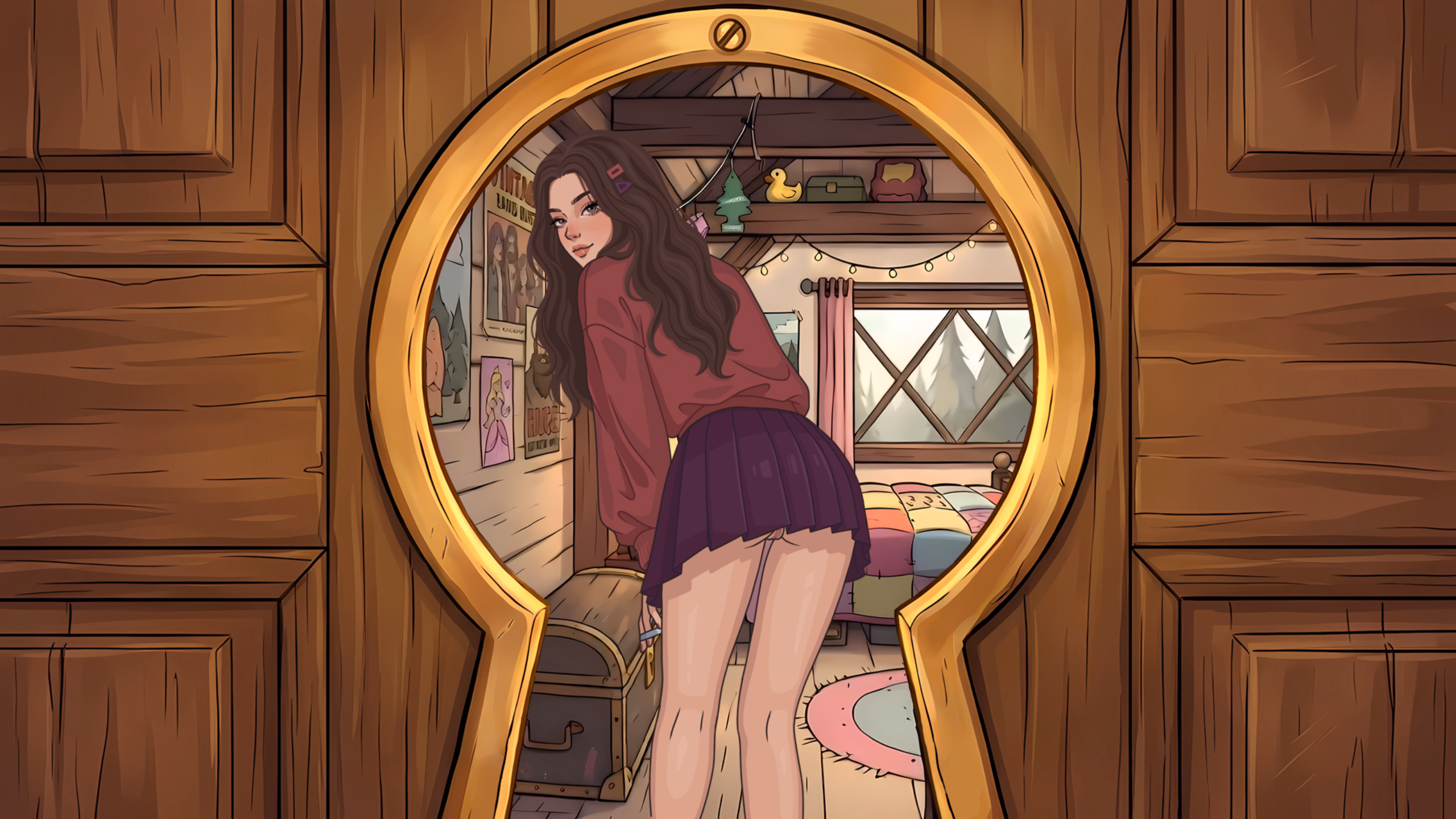 堕落瀑布：神秘小镇的诱惑（Chastity Falls）v0.5.1 精翻汉化 游戏截图 8