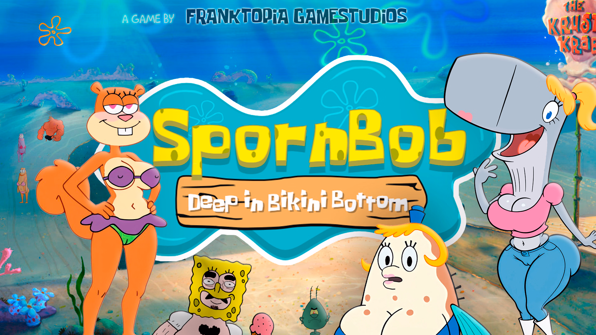 深海狂欢：比基尼海滩的淫乱（Spornbob: Deep in Bikini Bottom）v0.0.13 Public 精翻汉化 游戏截图 1