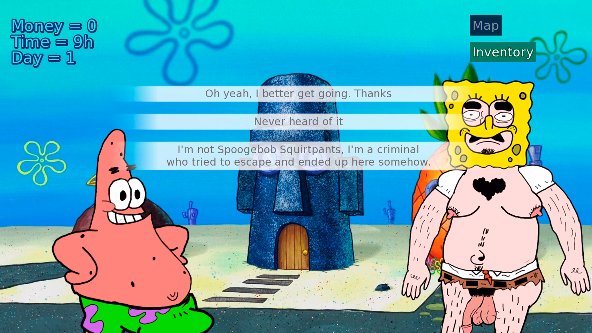 深海狂欢：比基尼海滩的淫乱（Spornbob: Deep in Bikini Bottom）v0.0.13 Public 精翻汉化 游戏截图 3