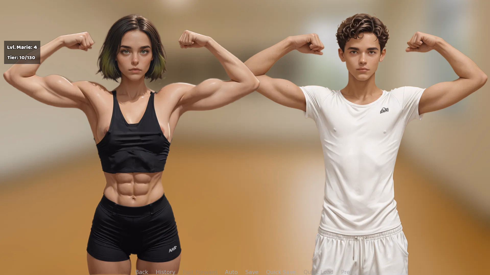 肌肉母狗:女体肉改调教(Female Muscle Leveling)Ch.1 v1.24 精翻汉化 游戏截图 6