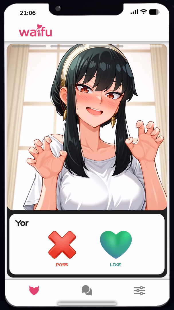 手机女友:动漫后宫随叫随到(Waifu Dating Phone)v1.0 精翻汉化 游戏截图 6