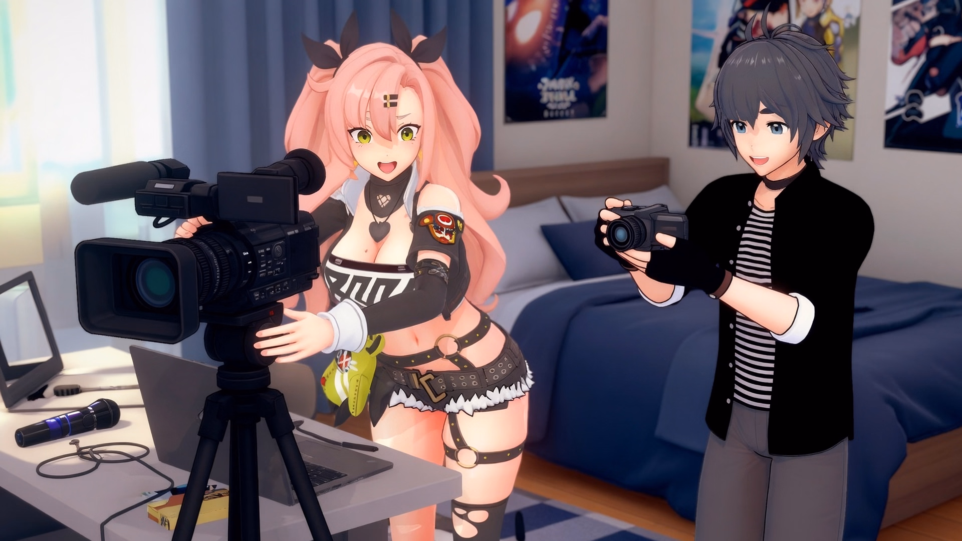 欲望代播：女主播的秘密（Proxy Stream）v0.1a 精翻汉化 游戏截图 1