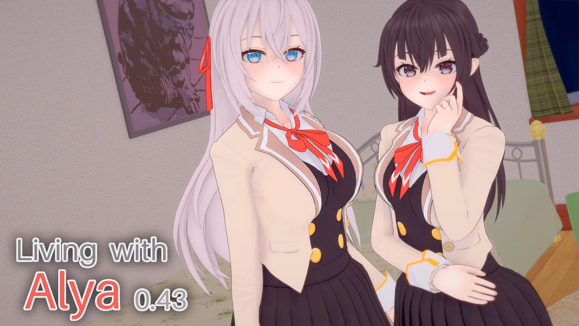 同居诱惑：艾莉亚的秘密（Living with Alya）v0.43 精翻汉化 游戏截图 1