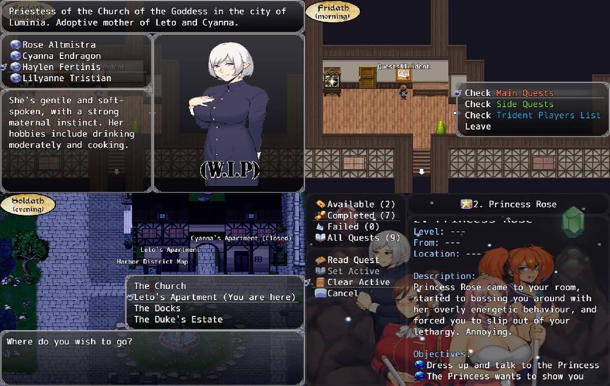 日式RPG/NTR/更新丨亨特里亚编年史3 Henteria Chronicles Chapter 3: The Peacekeepers  P2 Update 23 v5 Fix1【20260211】 游戏截图 1