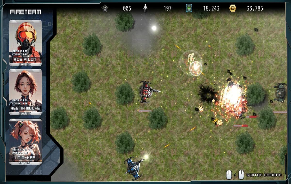 日式SLG/更新丨战斗核心：烈焰小队 BATTLERCORE: TEAM BLAZER v1.0.7.2【20260314】 游戏截图 1