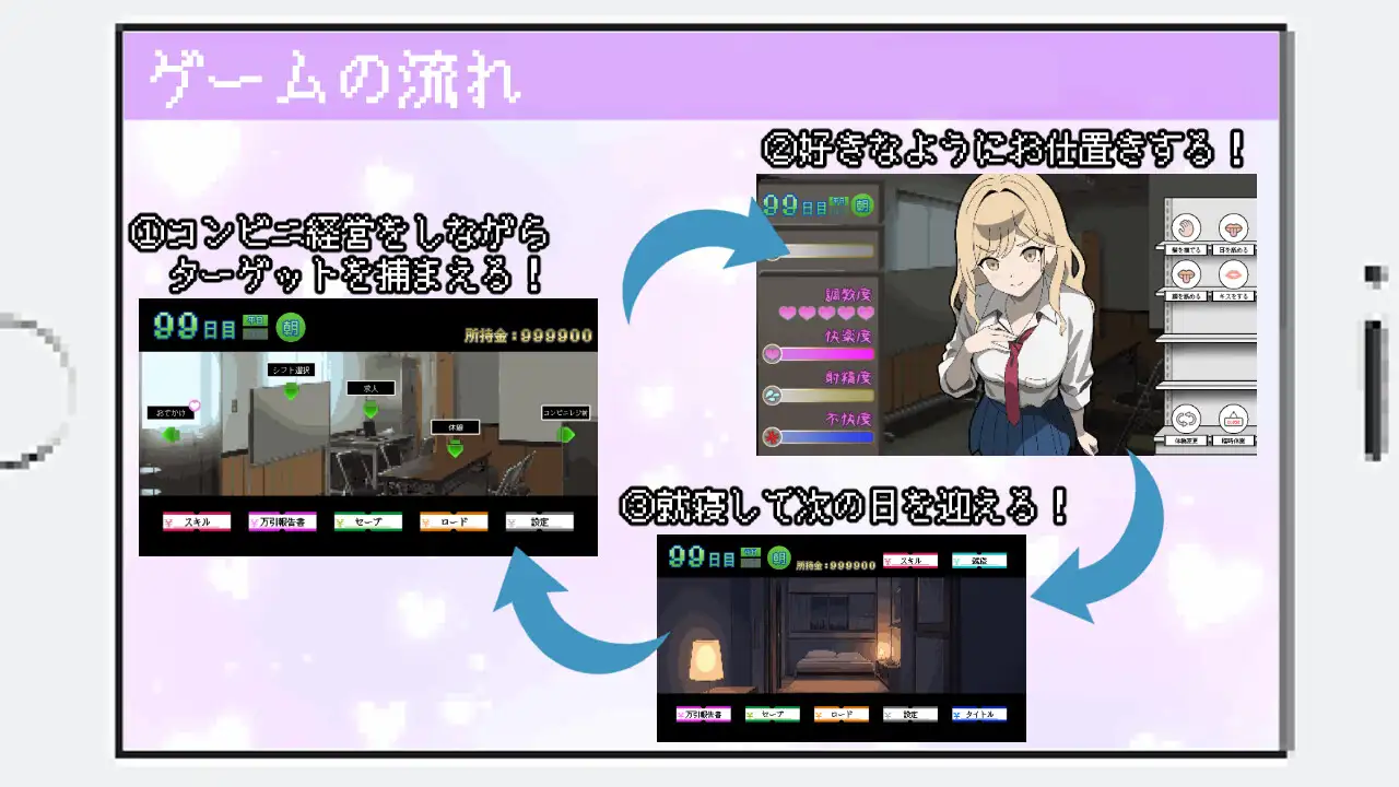 热门新作RPG/汉化/后宫丨百万引町的边界线的少女们 百万引町の境界線な彼女たち AI汉化版【20260314】 游戏截图 4