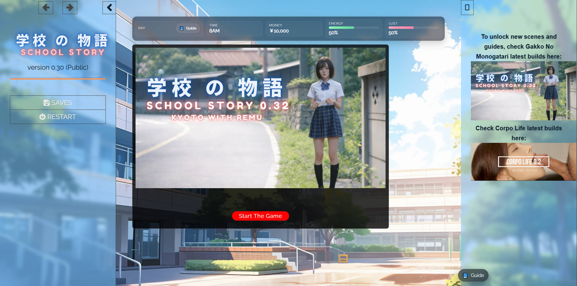 HTML/汉化/真人丨学校の物语 Gakko No Monogatari V0.30 浏览器汉化 【20260322】 游戏截图 6