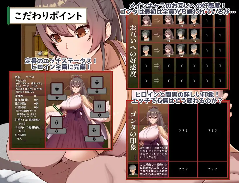 热门RPG/汉化/NTR丨武家女当家菖蒲的受难～ 武家女当主アヤメの受難 ～刀と愛と助平小僧から離れられない体～v1.05 AI汉化版+全CG存档【20260330】 游戏截图 1