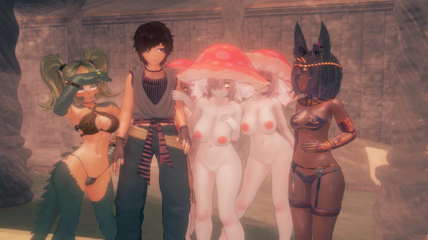 欧美SLG/汉化/动态/双端丨安库特普后宫/Harem of Ankhutep  v0.24 AI版【20260513】 游戏截图 4