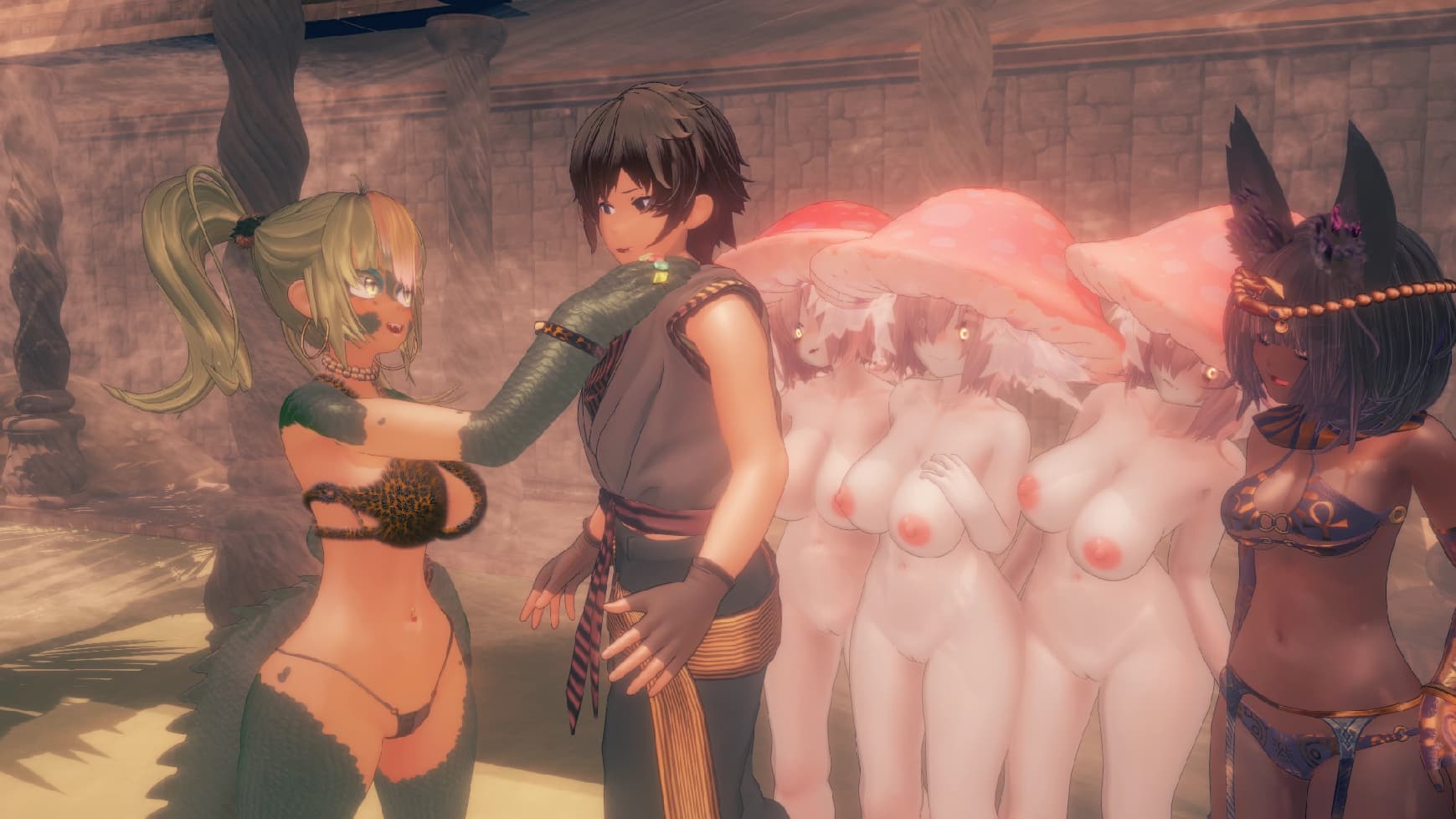 欧美SLG/汉化/动态/双端丨安库特普后宫/Harem of Ankhutep  v0.24 AI版【20260513】 游戏截图 5
