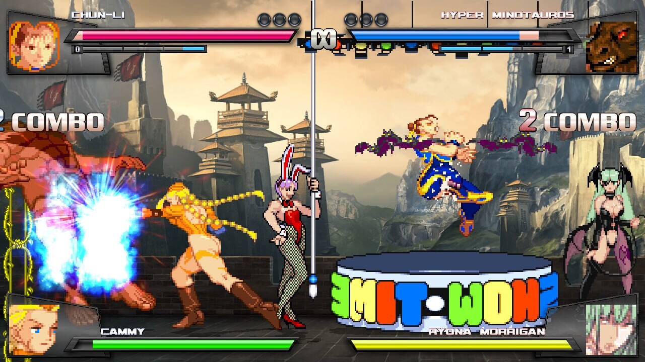 ACT/2D/亚洲丨变态无限激斗 Hentai Mugen v1.1.0 官方正式最终版【20260605】 游戏截图 1
