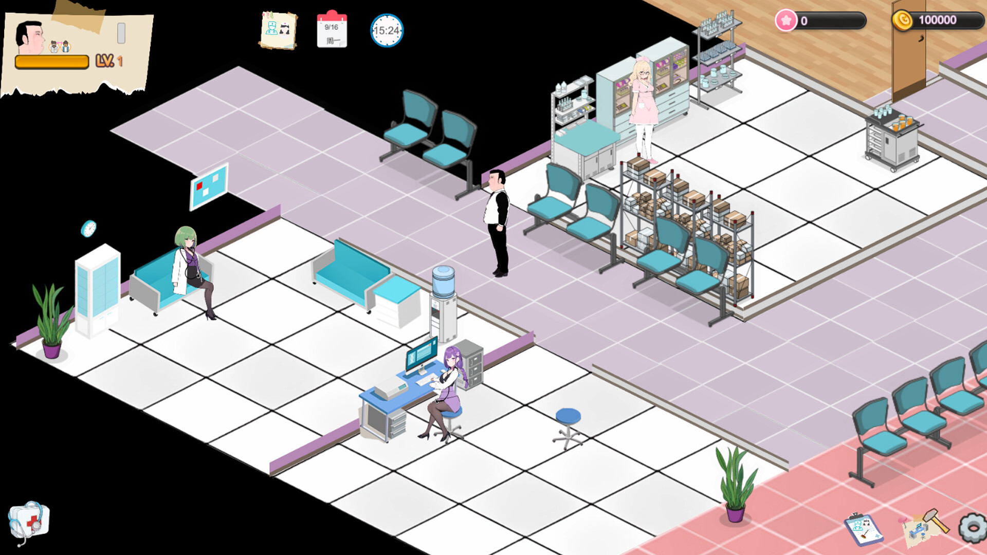 SLG/官中丨黑山综合医院/BM General Hospital V3.1.0官中步兵版【20250430】 游戏截图 3
