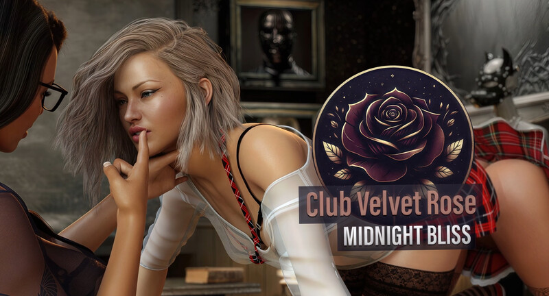 欧美SLG/动态/汉化丨天鹅绒玫瑰俱乐部（Club Velvet Rose: Midnight Bliss）完结版 汉化中文【20250520】 游戏截图 2