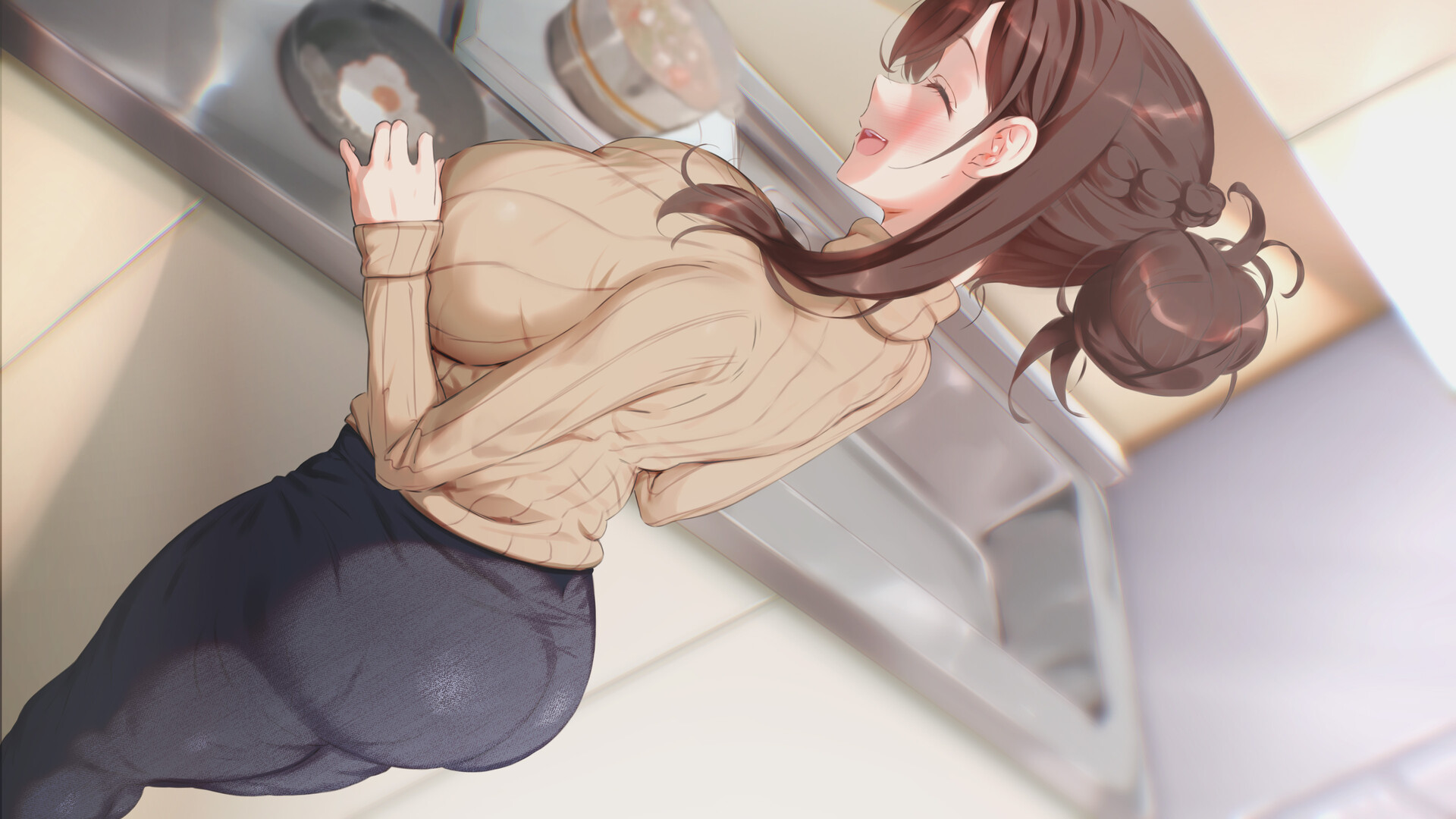 SLG/官中丨 妈妈为何这样 He Maid Her Fall v0.5.3 【20250520】 游戏截图 1