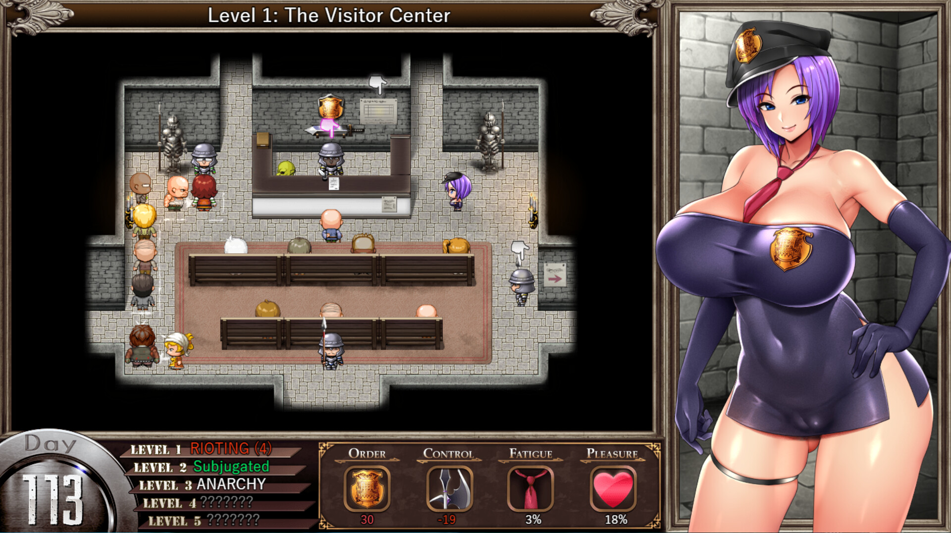 RPG/汉化/更新丨卡琳监狱/Karryn's Prison Ver1.3.0.97 官方中文步兵版+全DLC【20250520】 游戏截图 8