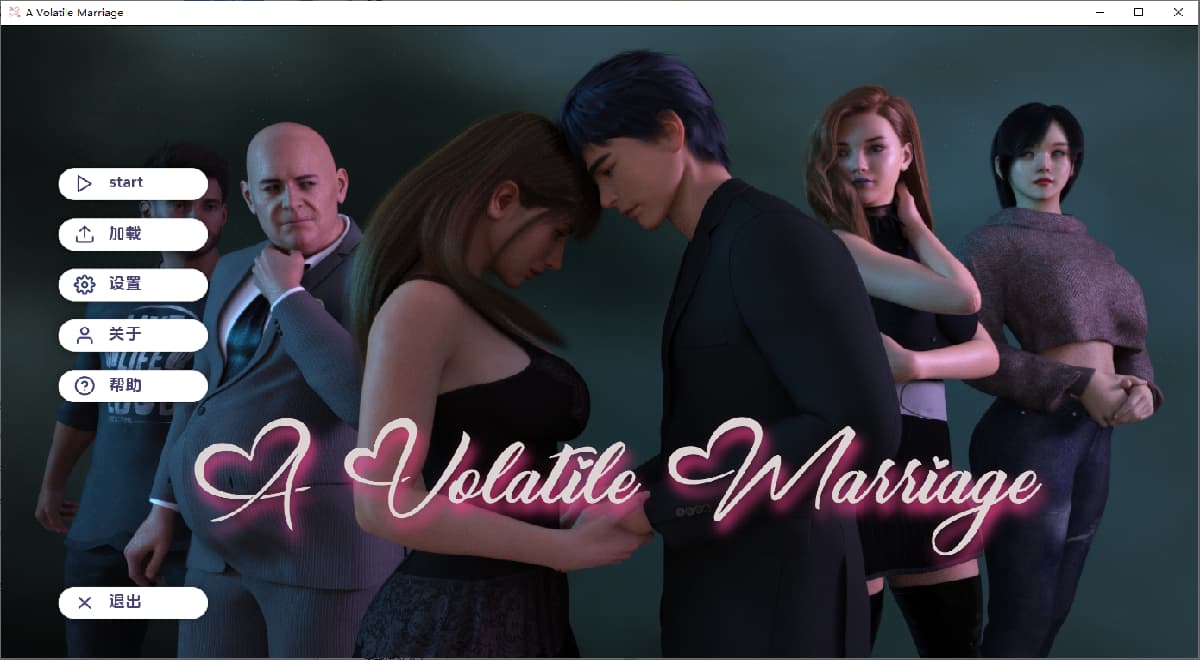 欧美SLG/汉化丨 动荡的婚姻 A Volatile Marriage Prologue AI汉化版 【20250528】 游戏截图 1