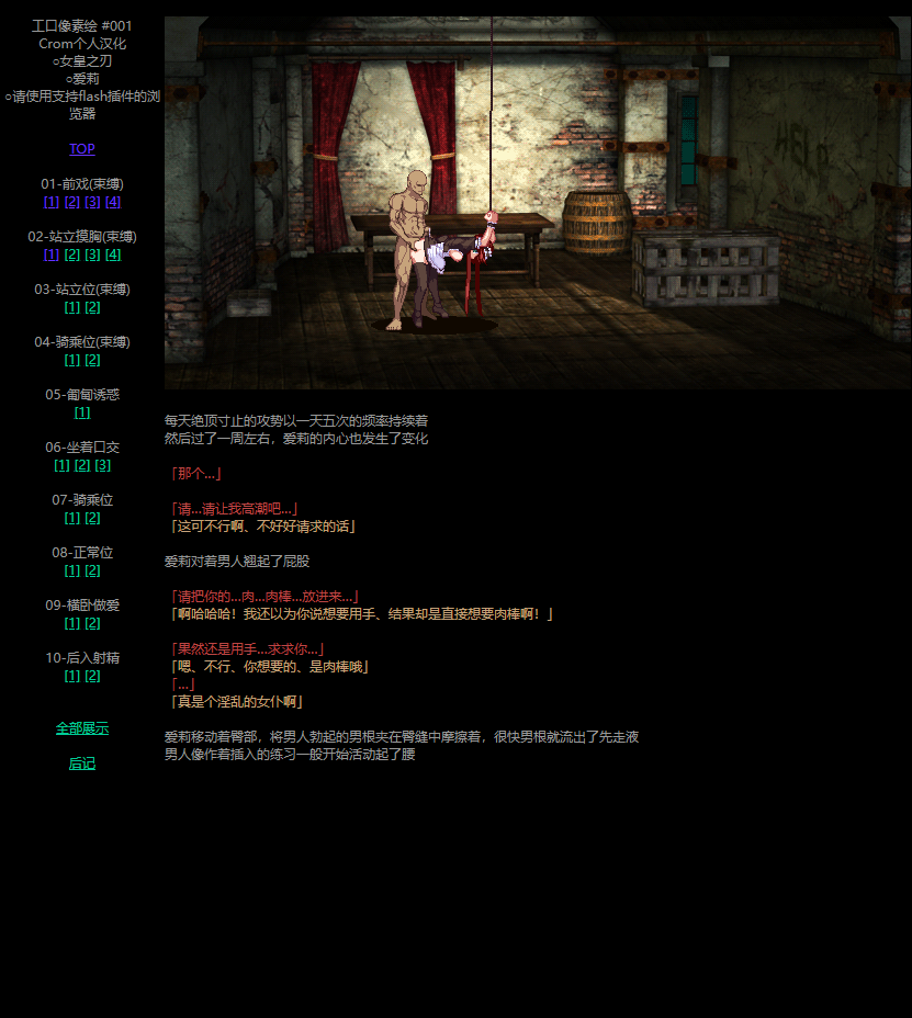 SLG/汉化/动态/像素/NTR丨女皇之刃爱莉 #001 【20250528】 游戏截图 5