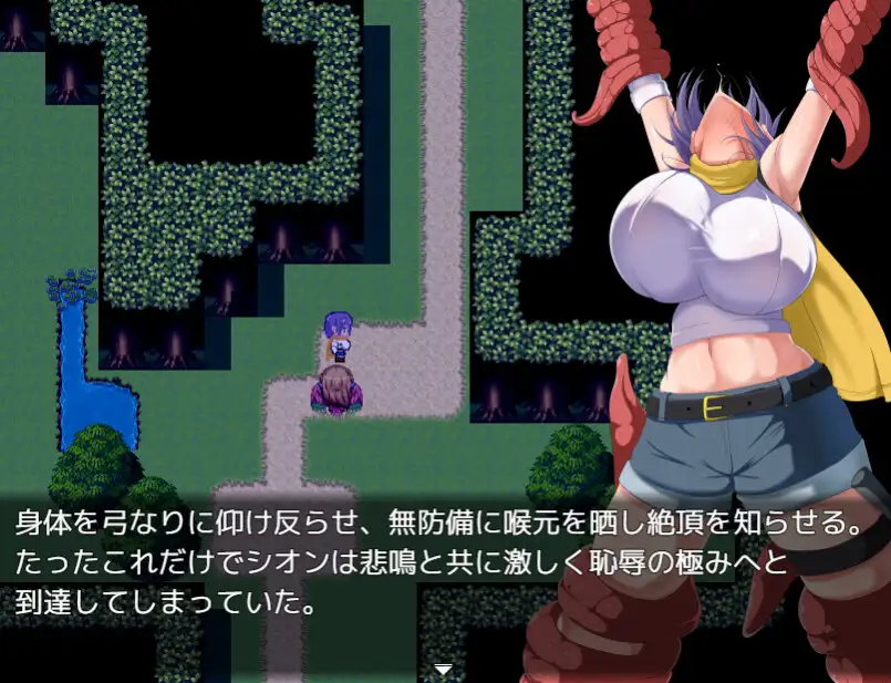 日式SLG/新作丨爆乳魅魔猎人紫苑 爆乳淫魔ハンターシオン～淫魔の罠～ 内嵌AI汉化版 【20250528】 游戏截图 1