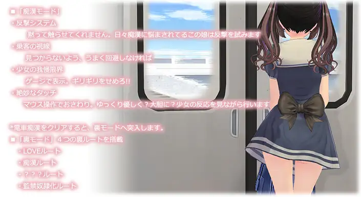 SLG/汉化丨 电车通学少女 電車通学少女 v1.2 【20250528】 游戏截图 1