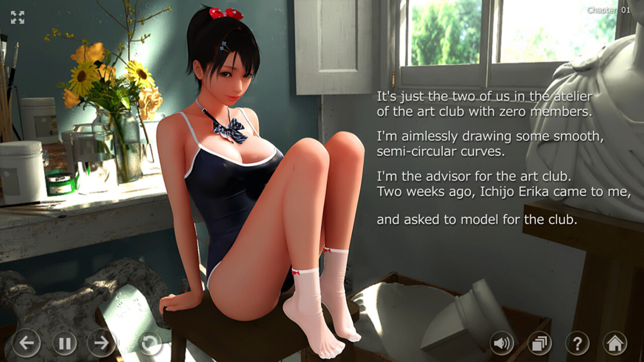 3D/官中/动态丨秘密工作室 秘密画室/秘密のアトリエ! The Secret Atelier Ver3.0 官方中文 【20250528】 游戏截图 8
