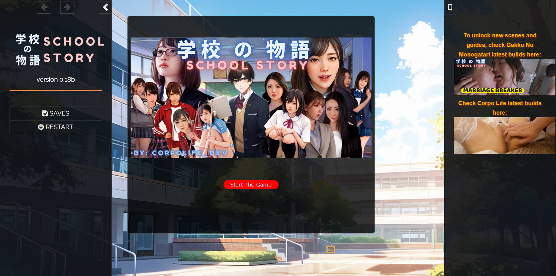 SLG/真人/HTML丨 学校の物语 Gakko No Monogatari V0.18b 浏览器汉化 【20250528】 游戏截图 6