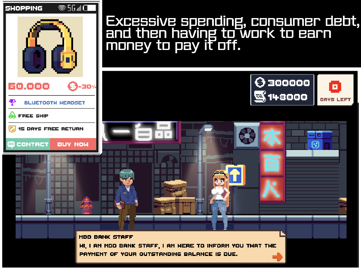 SLG/汉化丨 负债人生 Life In Debt + RenpyThief汉化 【20250611】 游戏截图 2