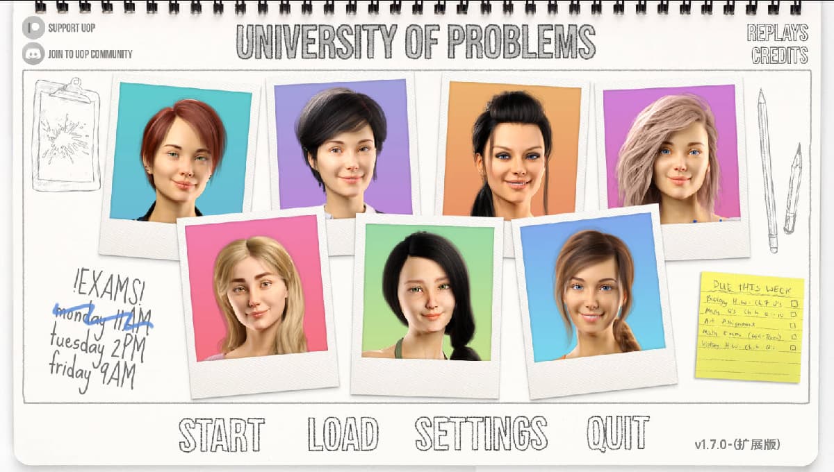 SLG/汉化/动态丨 问题大学 学院情缘/University of Problems v1.7.0 AI汉化【20250710】 游戏截图 6