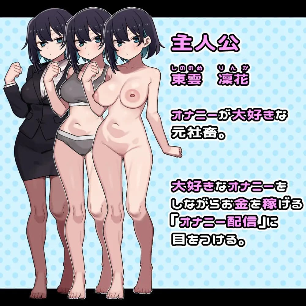 RPG/汉化丨东云凛花想靠自慰赚钱!/東雲凜花はひとりえっちで稼ぎたい! 【20250716】 游戏截图 3