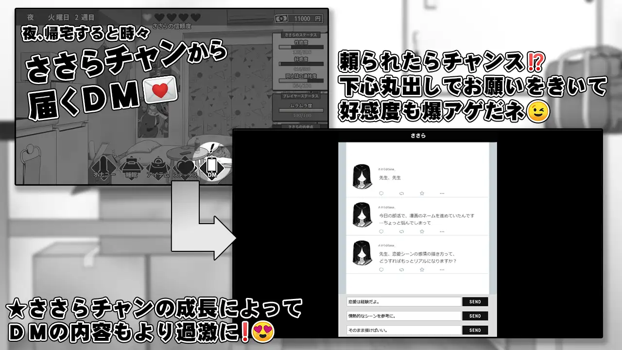 SLG/PC/AI汉化丨 漫研顾问想支持佐伯沙罗 漫研顧問は佐伯ささらを支えたい ver1.02 【20250723】 游戏截图 8