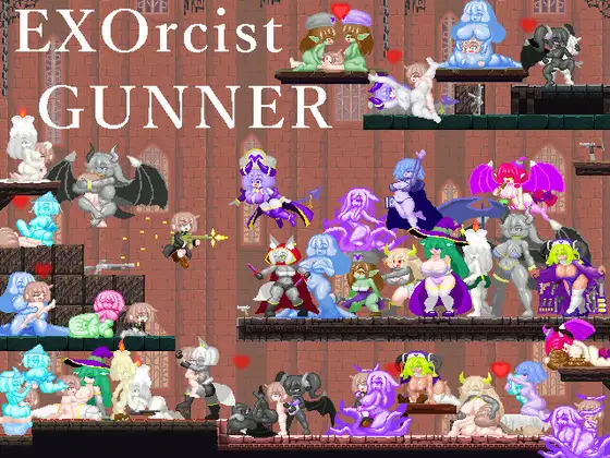 像素ACT/动态/拉大车丨驱魔人枪手 EXOrcist GUNNER V1.0.1 正式版 【20250730】 游戏截图 1