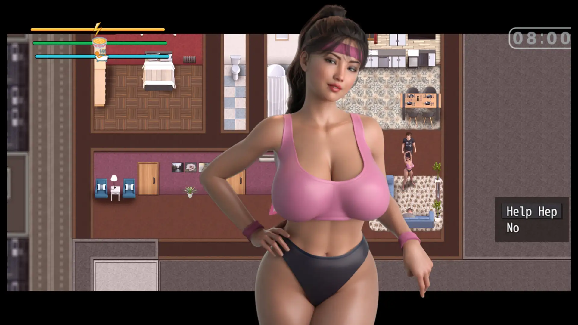 RPG/AI汉化丨我爱上了我的性感邻居：而她醉酒的丈夫却毫无头绪 [最终章]  I’m Falling for My Sexy Neighbor: And Her Drunk Husband Has No Clu【20250822】 游戏截图 2