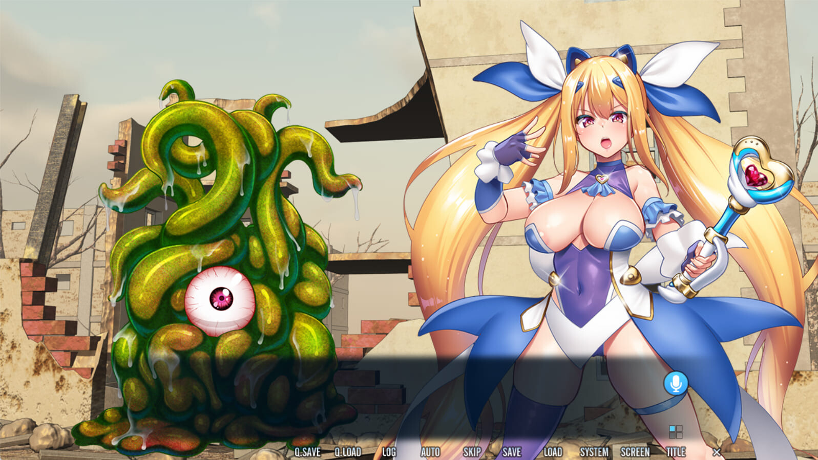 ADV/AI汉化/跋坐丨电魔绝顶！魔法少女铃叶~科学与魔法与触手银蠢 【20250830】 游戏截图 1