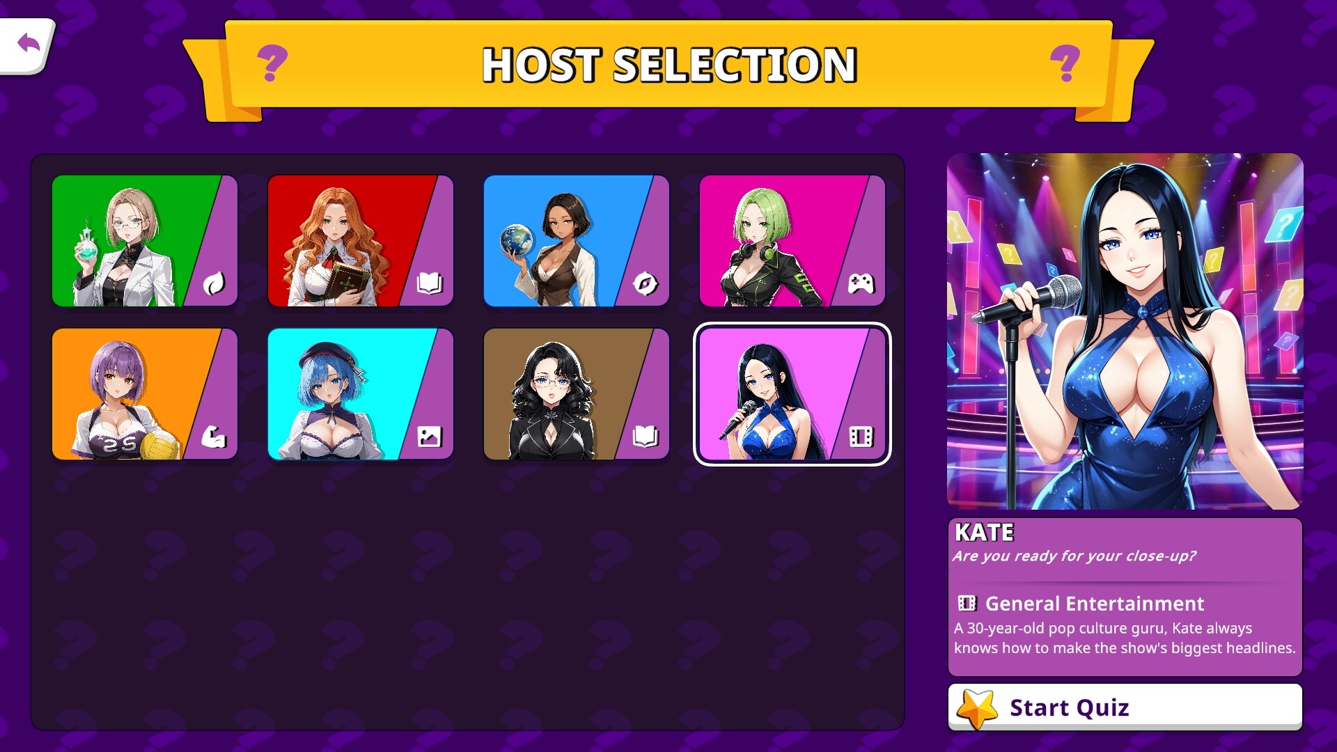 SLG/官中/动态丨性感问答秀/A Sexy Quiz Show Ver0.8.3 Demo 官方中文 【20250830】 游戏截图 4