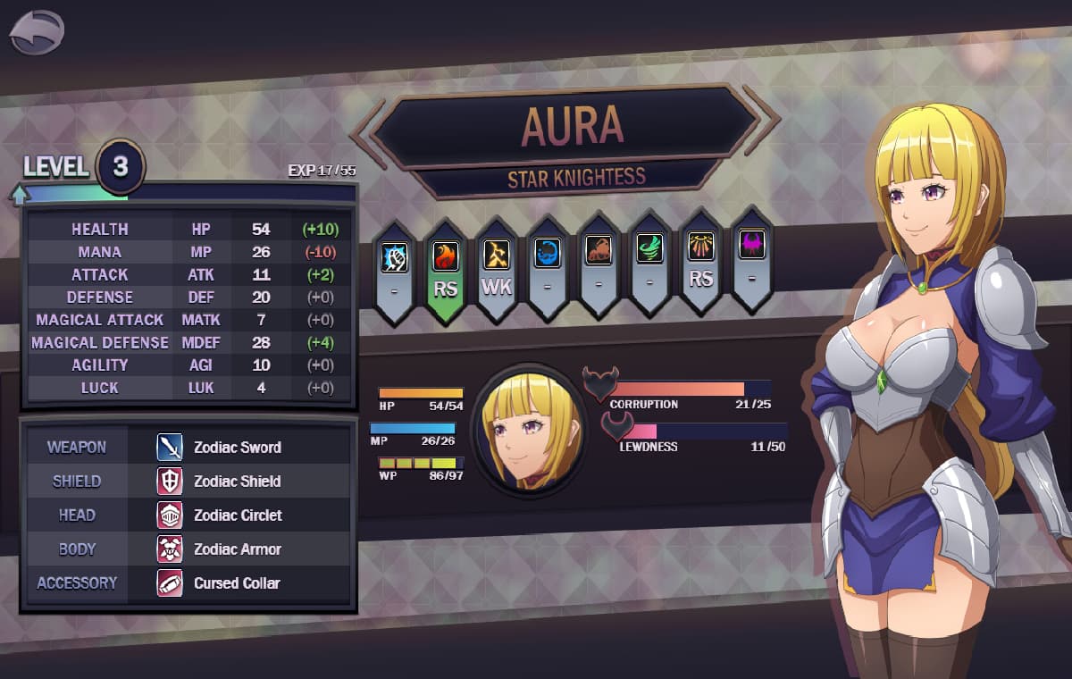 欧美RPG/汉化丨星之骑士姬奥拉 Star Knightess Aura V1.02 AI汉化版+全回想存档 【20250907】 游戏截图 7