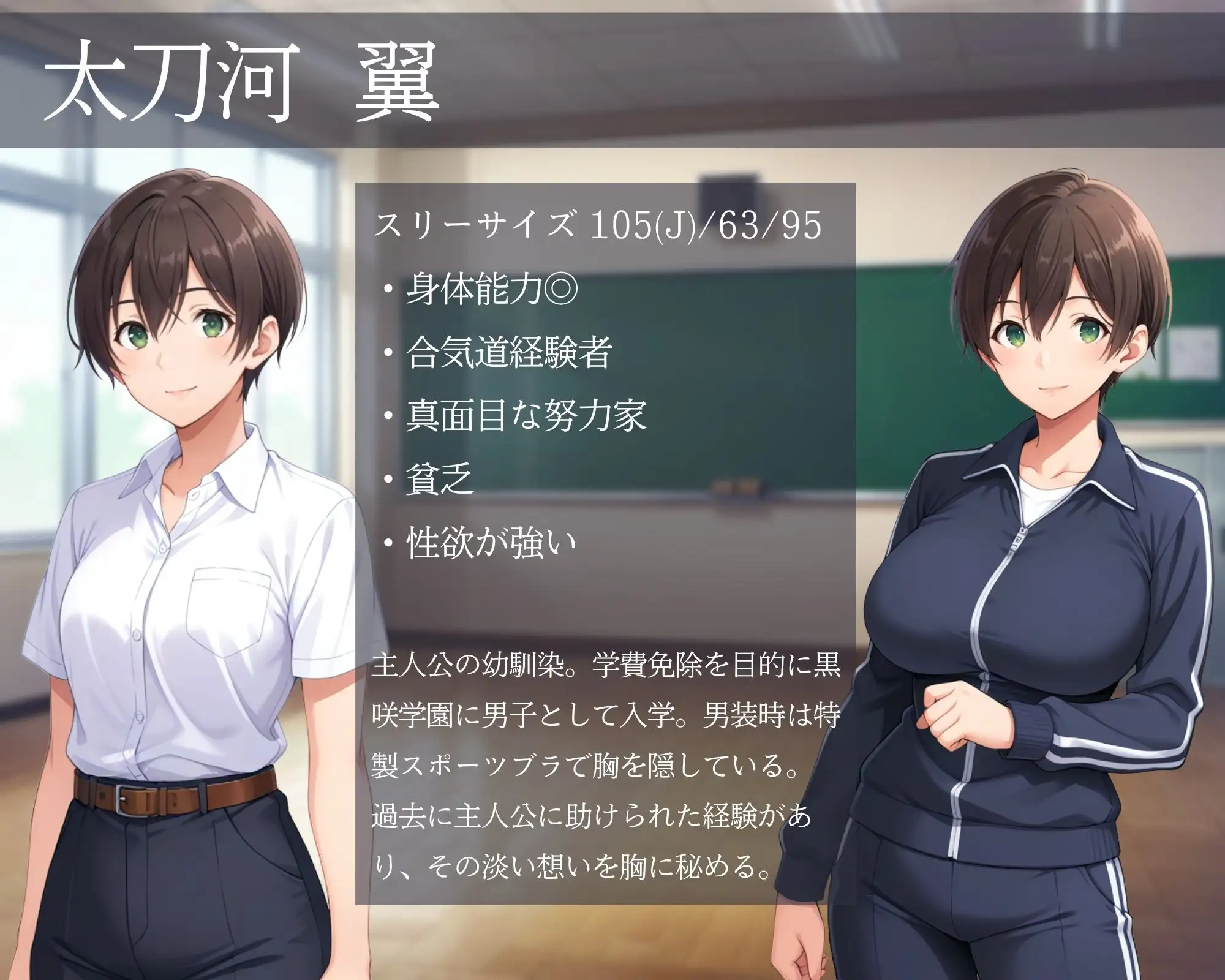 SLG/PC/官中丨メスバレNTR男子寮 ～男子校に入学した男装女子～ v1.02 官方中文版 【20250907】 游戏截图 3