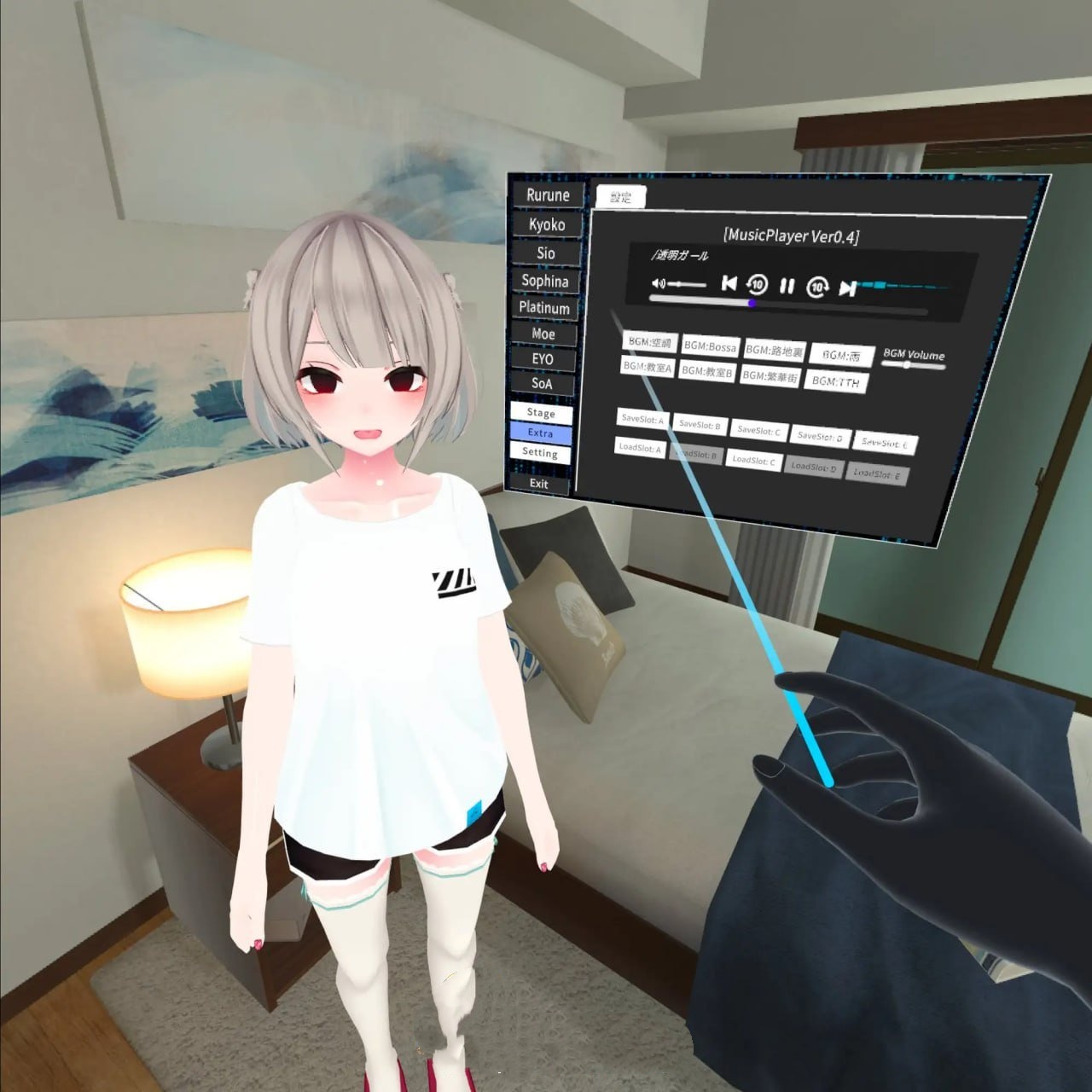 3D/汉化/双端丨娇喘连连高潮迭起VR！～我当然知道学长在盯着我的处女之身啦！～【20250911】 游戏截图 2
