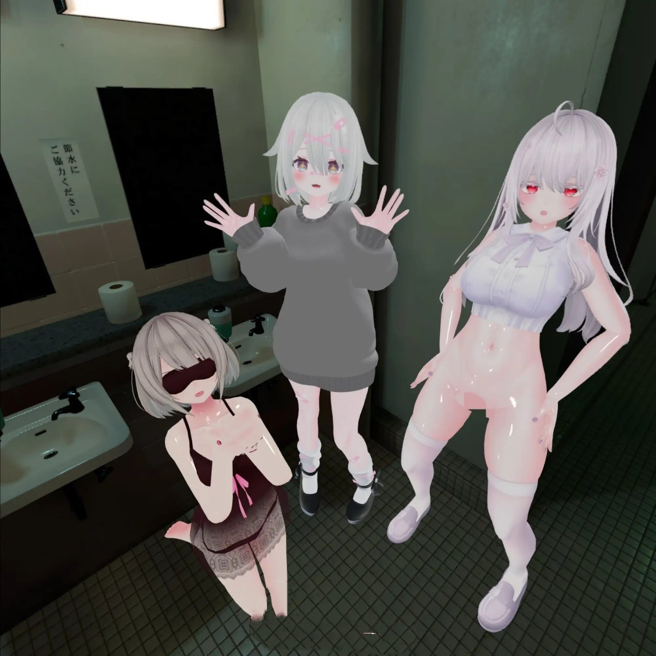 3D/汉化/双端丨娇喘连连高潮迭起VR！～我当然知道学长在盯着我的处女之身啦！～【20250911】 游戏截图 4