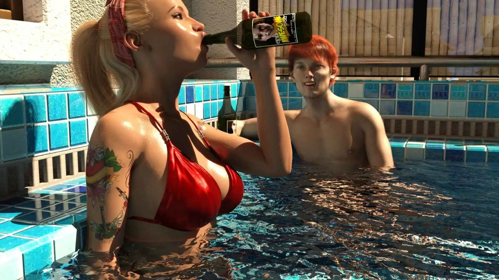 欧美SLG/汉化/动态/双端丨罗杰与茱莉亚：班格城之夏/Roger & Julia - Summer in BangCity v0.04 AI版【20250919】 游戏截图 2