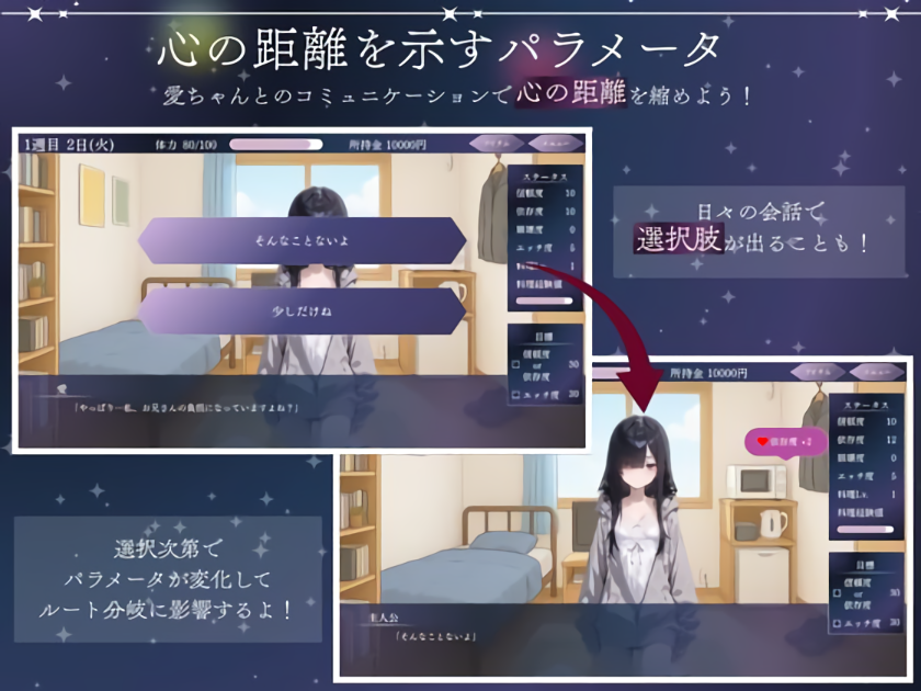 SLG/汉化丨与孤独少女的50天/孤独少女との50日間/AI汉化 pc 【20250919】 游戏截图 4