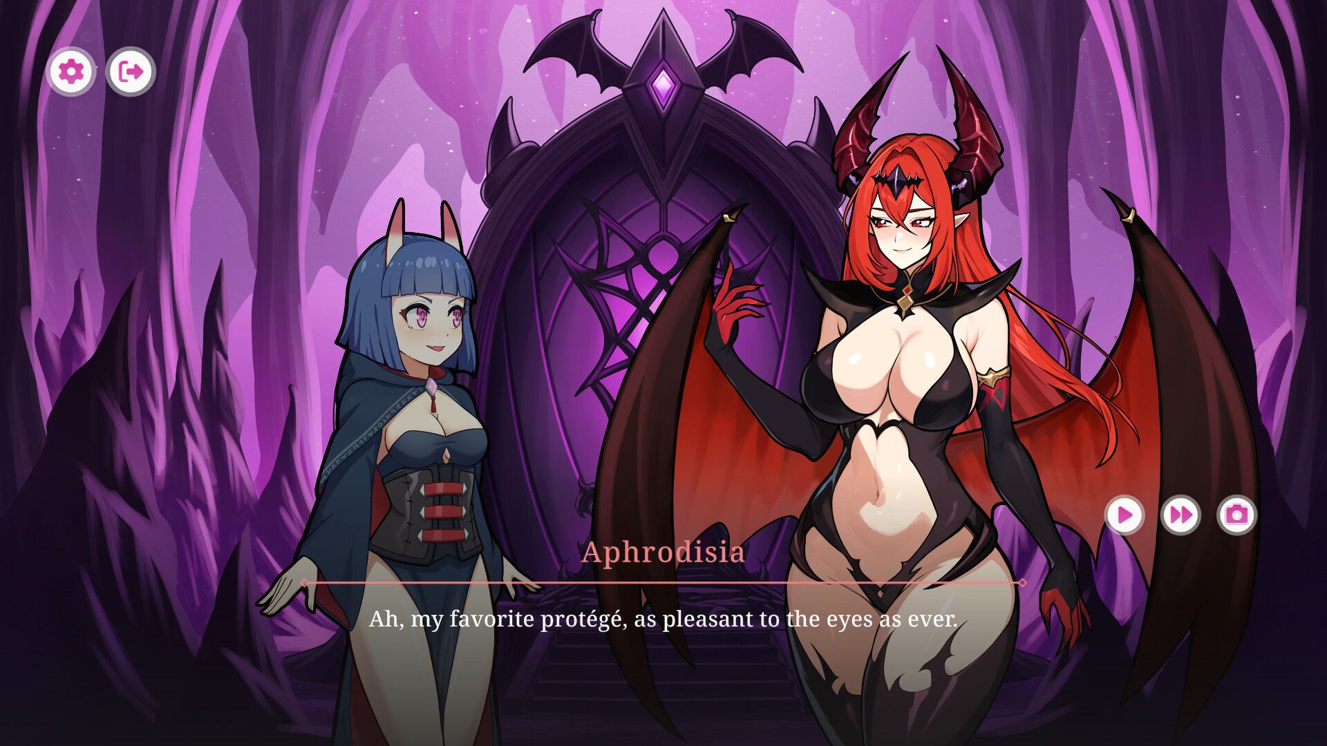 新作SLG/中文/动态丨阿芙萝狄西亚的魅魔:阿可的初吻 Succubus of Aphrodisia 官中步兵版【20251005】 游戏截图 7